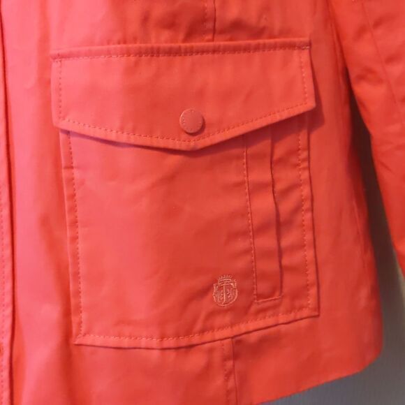 TALBOTS women jacket size XS orange color - Picture 4 of 13